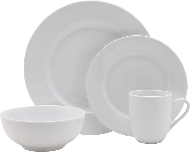 Everyday White by Fitz and Floyd Classic Rim 16 Piece Dinnerware Set, Service for 4 Home & Garden > Kitchen & Dining > Tableware > Dinnerware Lifetime Brands Inc.   
