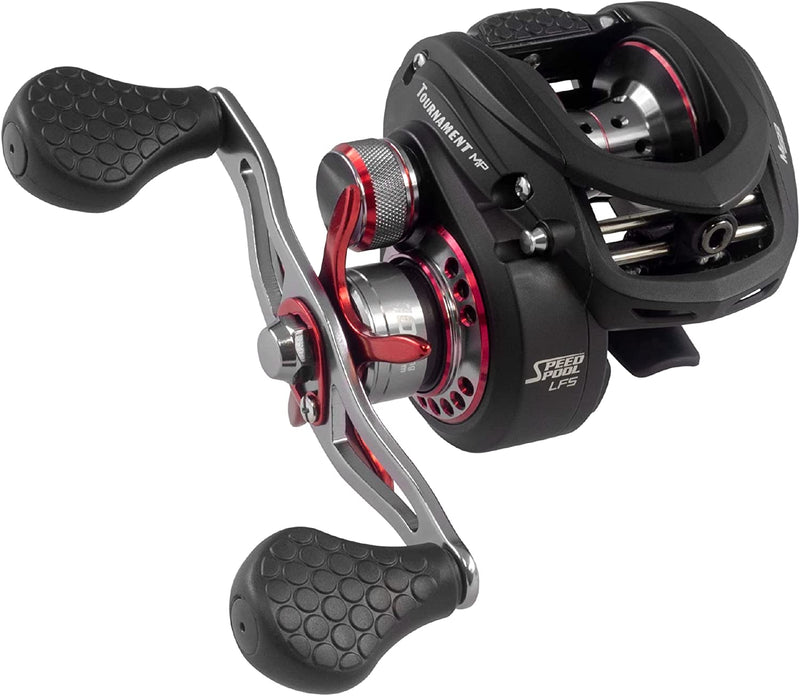 Tournament MP Speed Spool Baitcast Fishing Reel, One-Piece Aluminum Body with Graphite Side Plate Sporting Goods > Outdoor Recreation > Fishing > Fishing Reels Lew's Right Hand Baitcast Reel 7.5:1 