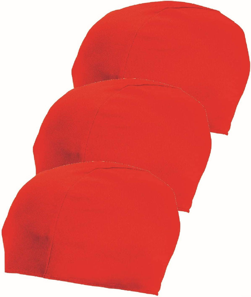 Swim Cap Comfortable Stretch/Spandex - Kids/Adults - Fits Kids with All Hair Length and Adult Short Hair Sporting Goods > Outdoor Recreation > Boating & Water Sports > Swimming > Swim Caps Abstract 3 PACK - ORANGE  