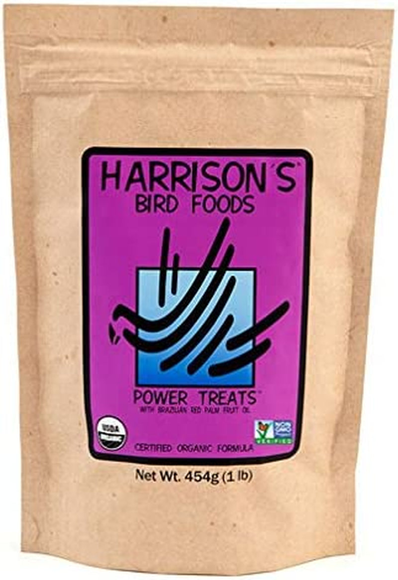Harrison'S Bird Food Power Treats with Red Palm Fruit Oil, 1 Lb. 454G Animals & Pet Supplies > Pet Supplies > Bird Supplies > Bird Food Harrison's Bird Foods   