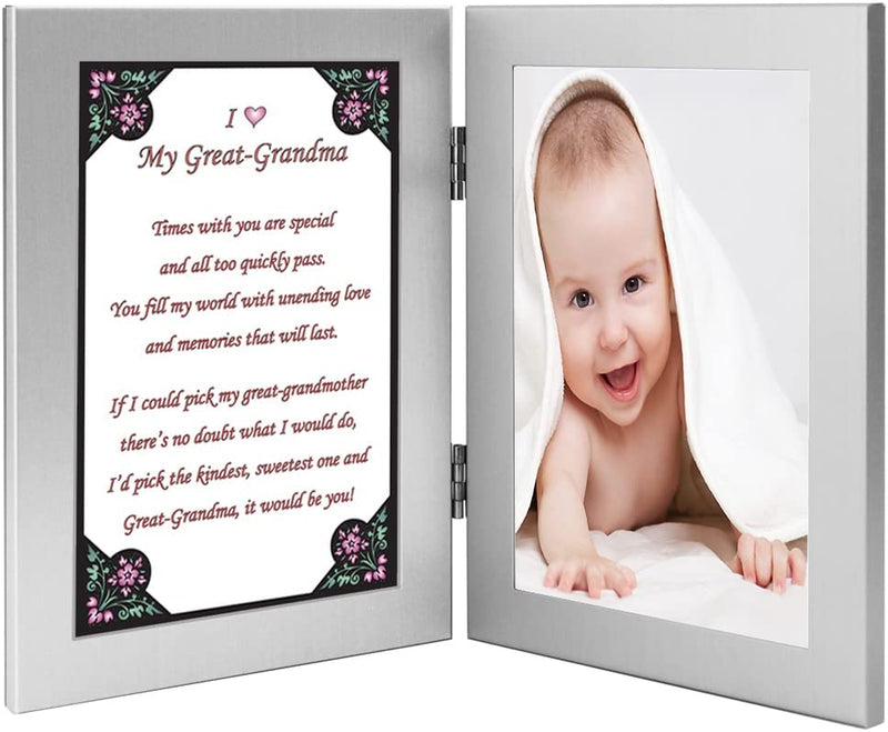 Great Grandmother, Grandma Gift from Grandchild Frame with Sweet Poem, Add Photo Home & Garden > Decor > Picture Frames Poetry Gifts   