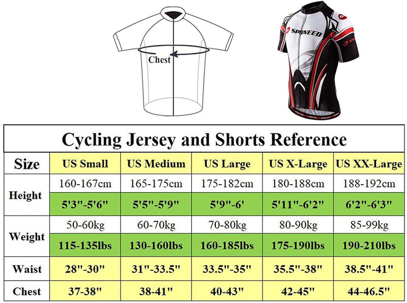 Sponeed Cycling Jersey Short Sleeve Men MTB Bike Clothing Road Bicycle Shorts Padded Sporting Goods > Outdoor Recreation > Cycling > Cycling Apparel & Accessories sponeed   
