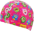 Cheekaaboo Stretchable Comfy Swim Cap for Toddler and Kids Boys Girls, Age 2-8 Sporting Goods > Outdoor Recreation > Boating & Water Sports > Swimming > Swim Caps Cheekaaboo Pink / Monster  