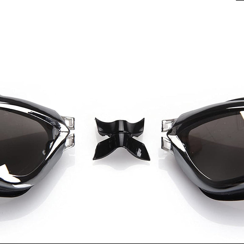 BIENKA N/A Waterproof Anti-Uv Glasses with Earplugs Adjustable Swimming Goggles Nose Clip Men Women Water Sports Eyewear Goggles