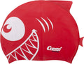 Cressi Silicone Patterned Junior Swimming Cap - Comfortable, Stylish, and Easy to Wear Sporting Goods > Outdoor Recreation > Boating & Water Sports > Swimming > Swim Caps Cressi Red Uni 