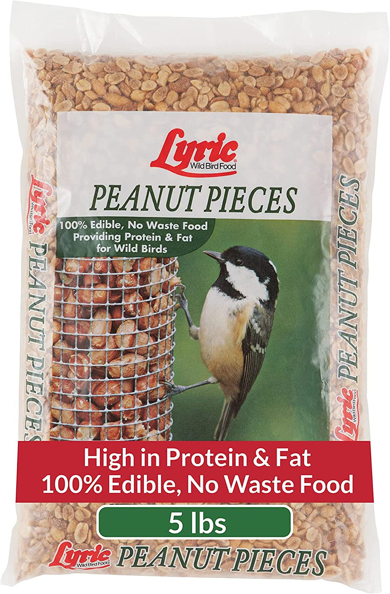 Lyric Peanut Pieces Wild Bird Seed, No Waste Bird Food, 15 Lb. Bag Animals & Pet Supplies > Pet Supplies > Bird Supplies > Bird Food Lebanon Seaboard Corporation Food 1 Count (Pack of 1) 