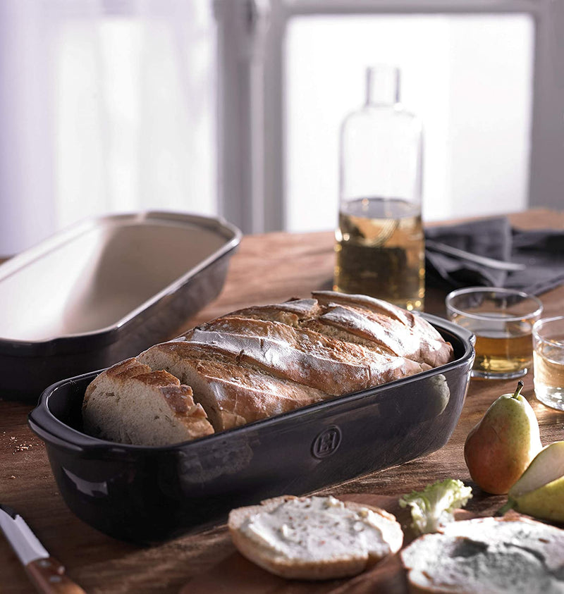 Emile Henry Italian Bread Loaf Baker | Charcoal Home & Garden > Kitchen & Dining > Cookware & Bakeware Emile Henry   