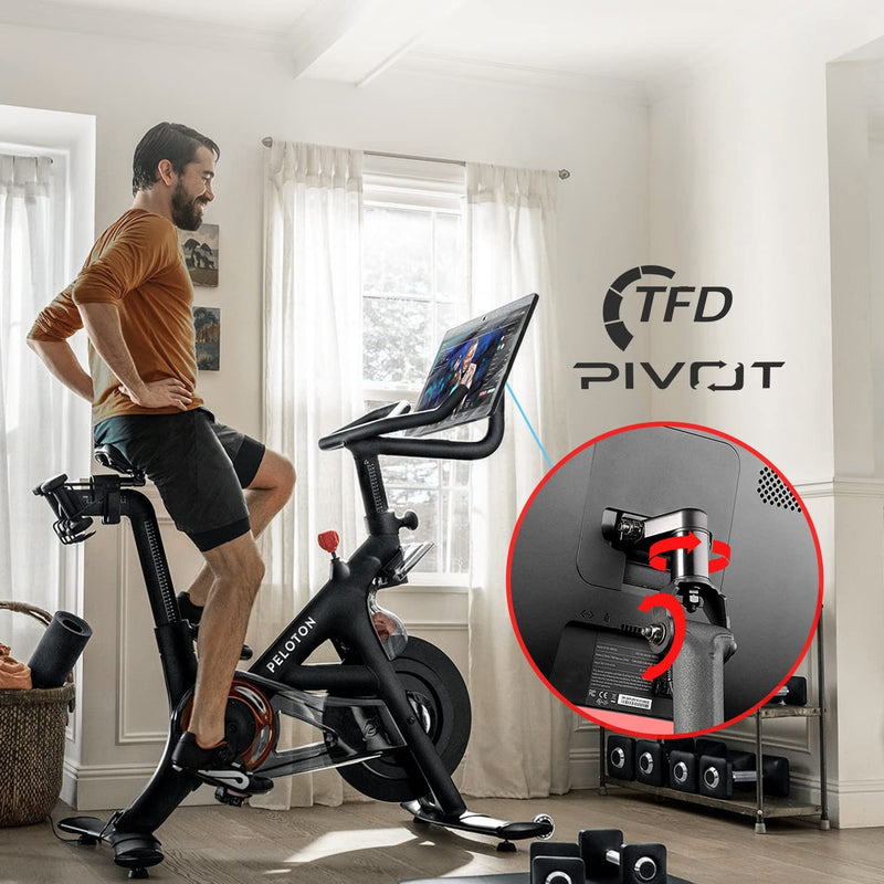 TFD the Pivot for Peloton Bikes (Original Models), Made in USA | 360° Movement Monitor Adjuster - Easily Adjust & Rotate Your Peloton Screen | Peloton Accessories Sporting Goods > Outdoor Recreation > Winter Sports & Activities TFD   