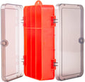 Goture Double Sided 14 Compartments Fishing Tackle Box-Waterproof Storage Bait and Hook Tool Case Container-Place Fishing Accessories Sporting Goods > Outdoor Recreation > Fishing > Fishing Tackle Goture Red 6.93*3.89*1.77" 