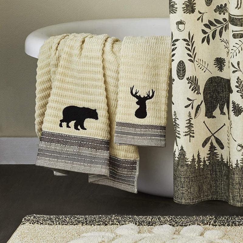 SKL Home Aspen Lodge Bath Towel, Wheat Home & Garden > Linens & Bedding > Towels SKL Home   