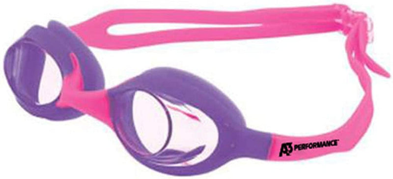 A3 Flex Youth Swim Goggles | Leak-Free, Comfortable, Clear Vision | Stylish for Girls, Boys, Toddlers | Safe and Easy to Use Sporting Goods > Outdoor Recreation > Boating & Water Sports > Swimming > Swim Goggles & Masks A3 Performance Purple/Pink  