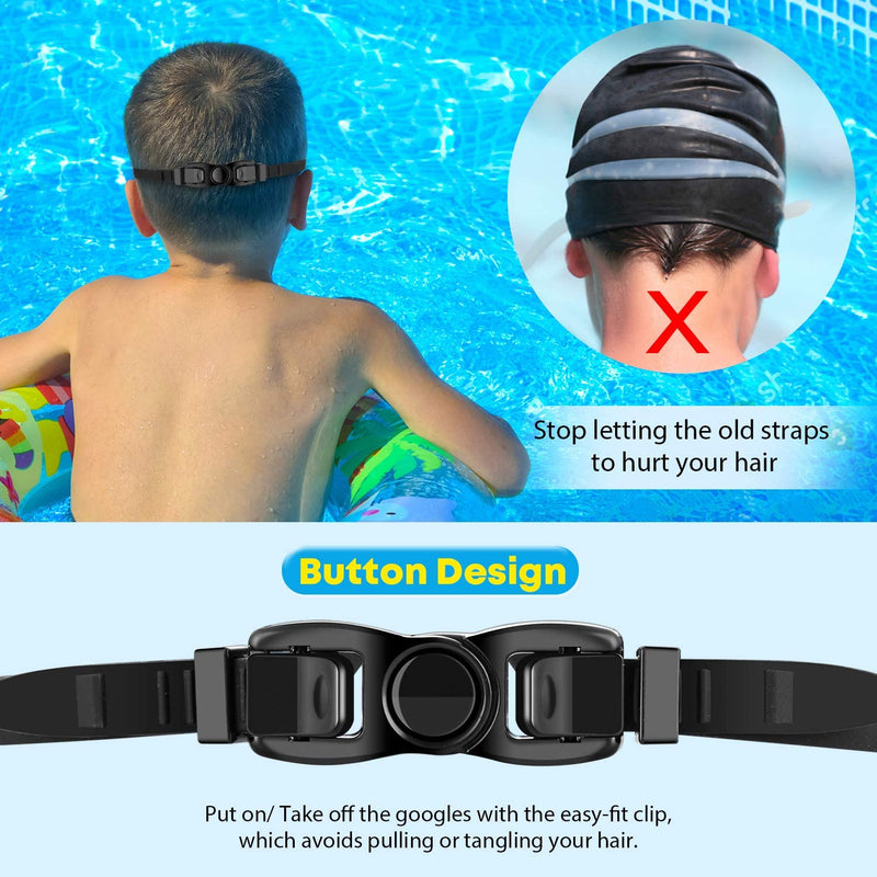 Portzon Swimming Goggles anti Fog Swimming Goggles Clear No Leaking,One Size Sporting Goods > Outdoor Recreation > Boating & Water Sports > Swimming > Swim Goggles & Masks portzon   