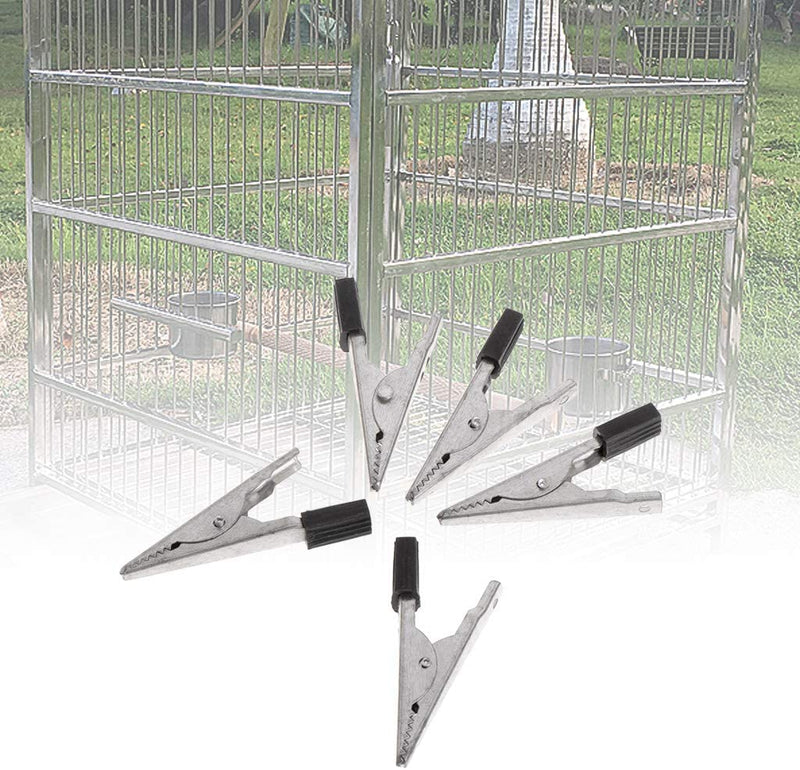 Youngy 5Pieces Cage Clip Parrots Birds Prevent Escape Metal Safety Door Lock Accessories Animals & Pet Supplies > Pet Supplies > Bird Supplies > Bird Cages & Stands Youngy   