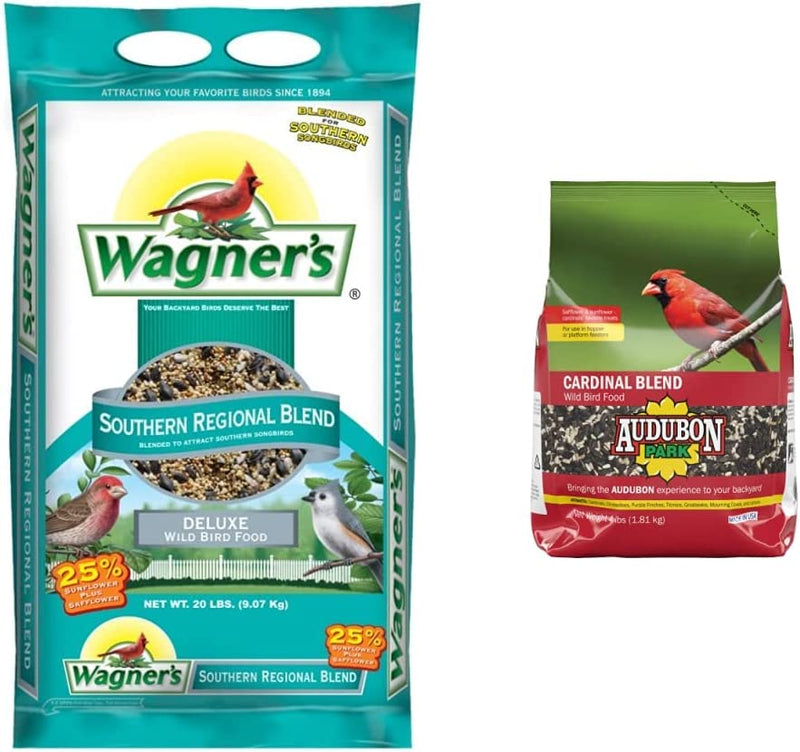 Wagner'S 62012 Southern Regional Blend Wild Bird Food, 20-Pound Bag Animals & Pet Supplies > Pet Supplies > Bird Supplies > Bird Food Wagner's Bird Food + Bird Food 20-Pound Bag 