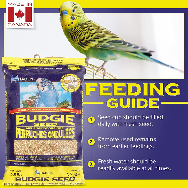 Parakeet/Budgie Staple Vme Seed, 6-Pound Animals & Pet Supplies > Pet Supplies > Bird Supplies > Bird Food Rolf C. Hagen (USA) Corp.   