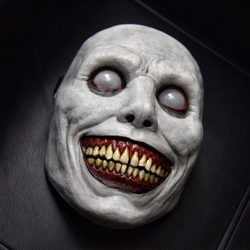 Imestou Kids Toys Cosplay Horror Creepy Wrinkle Face Mask Halloween Party Carnival Props