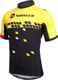 Men Bike Jersey Short Sleeve MTB Road Cycling Shirts Biking Tops Moisture Wicking