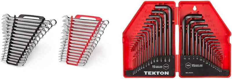 TEKTON Combination Wrench Set, 15-Piece (8-22 Mm) - Pouch | WRN03393 Sporting Goods > Outdoor Recreation > Fishing > Fishing Rods TEKTON Holder Wrench Set + Wrench Set, 30-Piece 30-Piece (1/4-1 in., 8-22 mm)