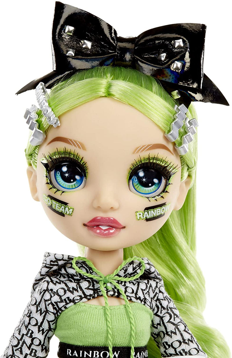 Rainbow High Cheer Jade Hunter – Green Cheerleader Fashion Doll with 2 Pom Poms and Doll Accessories, Great Gift for Kids 6-12 Years Old Sporting Goods > Outdoor Recreation > Winter Sports & Activities Rainbow High   