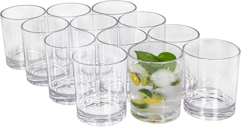 REALWAY 17-Ounce Shatterproof Plastic Water Tumbler, Clear Unbreakable Drinking Glasses, Dishwasher-Safe and BPA Free Set of 6 Home & Garden > Kitchen & Dining > Tableware > Drinkware RÉΑLWÁY 12oz 12pack  