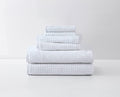Tommy Bahama - Bath Towels Set, Highly Absorbent Cotton Bathroom Decor, Low Linting & Fade Resistant (Nothern Pacific Grey, 6 Piece) Home & Garden > Linens & Bedding > Towels Tommy Bahama White  