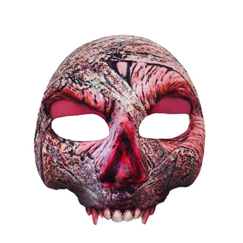 Halloween 3D Animal Half Face Halloween Mask Masquerade Ball Mardi Gras Party Props Scary Make up Cosplay Mask Apparel & Accessories > Costumes & Accessories > Masks EFINNY C  
