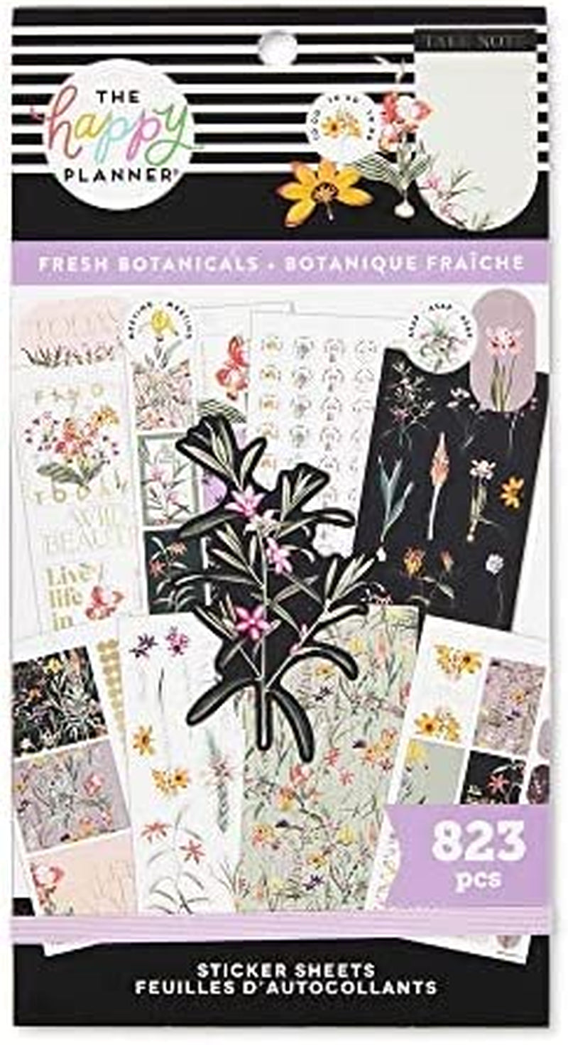 The Happy Planner Sticker Pack for Calendars, Journals and Projects –Multi-Color, Easy Peel – Scrapbook Accessories – Cosmic Watercolor Theme – 30 Sheets, 494 Stickers Total Sporting Goods > Outdoor Recreation > Winter Sports & Activities The Happy Planner Fresh Botanicals 30 Sheets 