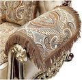 Sideli Luxury Jacquard Armrest Covers and Embroidery Blue Gingko Leaf Arm Cover for Recliners Sofas Chairs Loveseats anti Slip Furniture Armrest Protector for Couch Set of 2(Gingko Leaf-Blue Home & Garden > Decor > Chair & Sofa Cushions sideli Rectangular Fushide-coffe 20 x 24 in Sofa Armrest Cover (2 Piece)