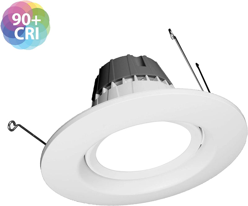 NICOR Lighting DCG Series 6 In. White Gimbal LED Recessed Downlight, 2700K (DCG621202KWH) Home & Garden > Lighting > Flood & Spot Lights NICOR Lighting   