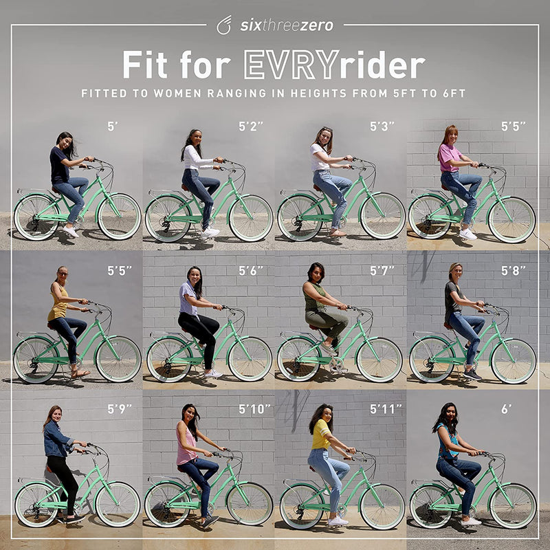 Sixthreezero Hybrid-Bicycles Evryjourney Women'S Step-Through Hybrid Cruiser Bicycle Sporting Goods > Outdoor Recreation > Cycling > Bicycles sixthreezero   