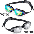 Son of Thesea Swimming Goggles 2 Pack Anti-Leak Anti-Fog，Adjustable Swimming Goggles for Adult Men, Women, Teenagers， Sporting Goods > Outdoor Recreation > Boating & Water Sports > Swimming > Swim Goggles & Masks Son of thesea Multicolor  