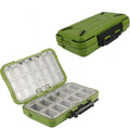 Goture Plastic Storage Organizer Box, Portable Tackle Storage Adjustable Divider Removable Compartment with Handle, Box Organizer for Fishing Storage Orange Sporting Goods > Outdoor Recreation > Fishing > Fishing Tackle GOTURE Green SMALL(Size: 7.8'' L X 4.2'' W X 1.8'' H)  