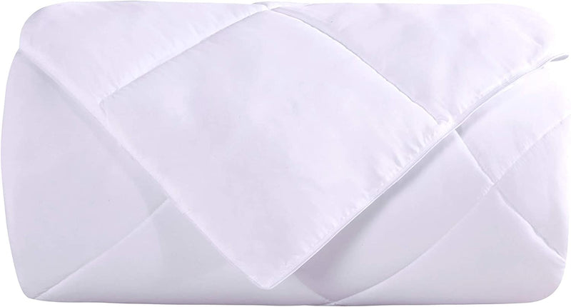 Royal Hotel Comforter White down Alternative - Queen Quilted Duvet Insert - Hypoallergenic All-Season Comforter with Corner Tabs - Hotel down Alternative Plush Fill - Queen