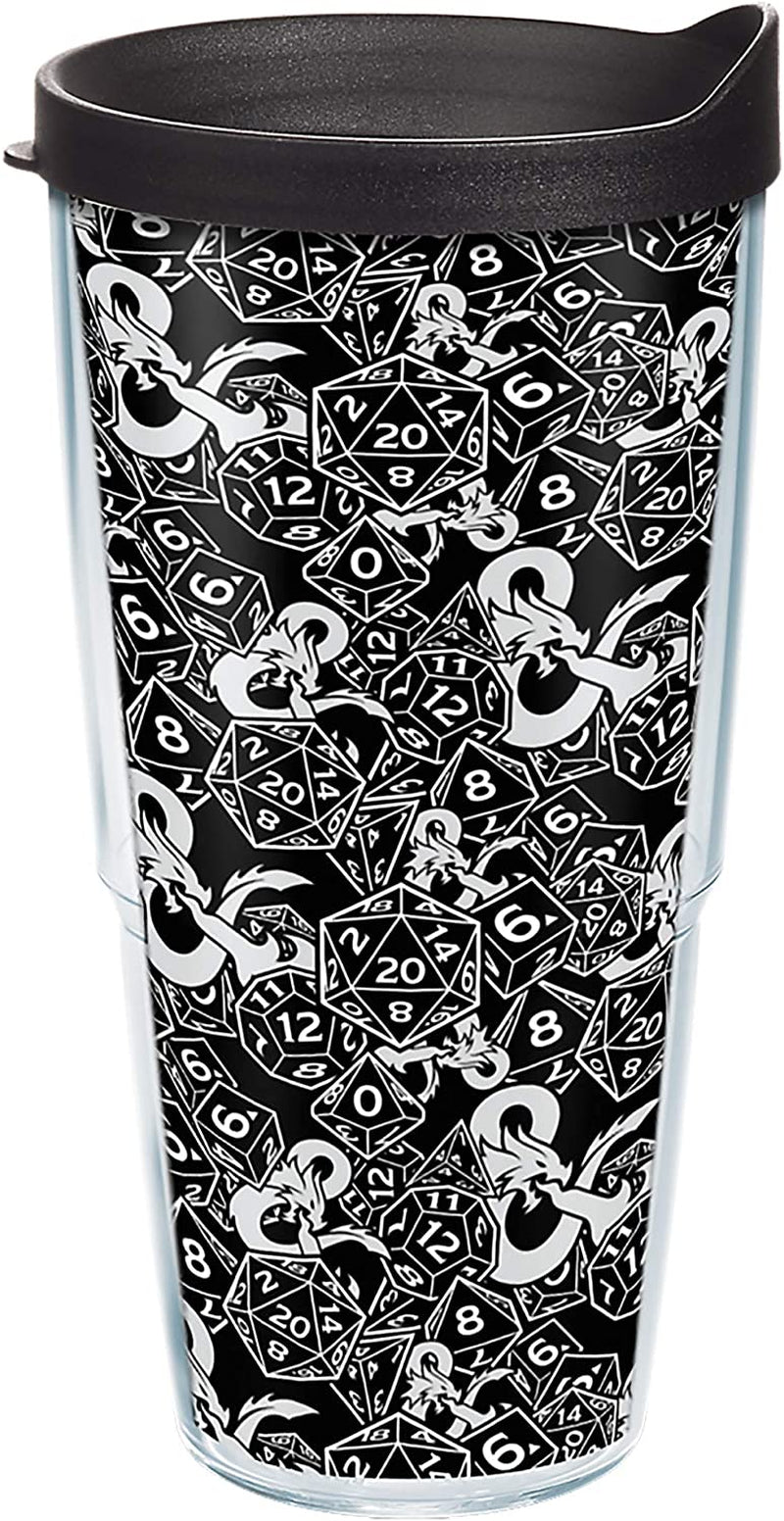 Tervis Made in USA Double Walled Dungeons & Dragons™ Insulated Tumbler Cup Keeps Drinks Cold & Hot, 16Oz, Pattern Home & Garden > Kitchen & Dining > Tableware > Drinkware Tervis Pattern 24 oz 