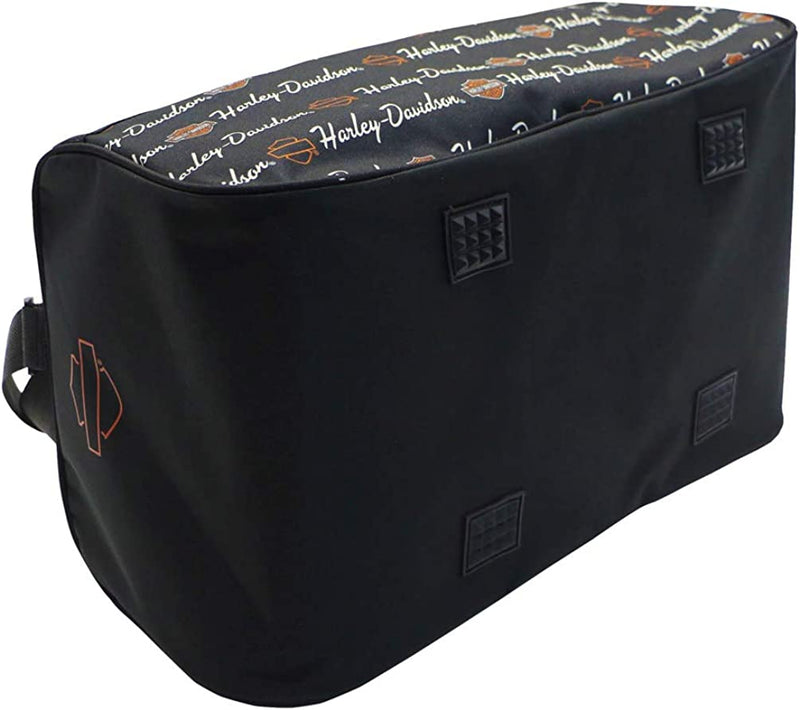 Harley-Davidson Signature Script Sports Duffel Bag W/Adjustable Strap - Black Home & Garden > Household Supplies > Storage & Organization Athalon   