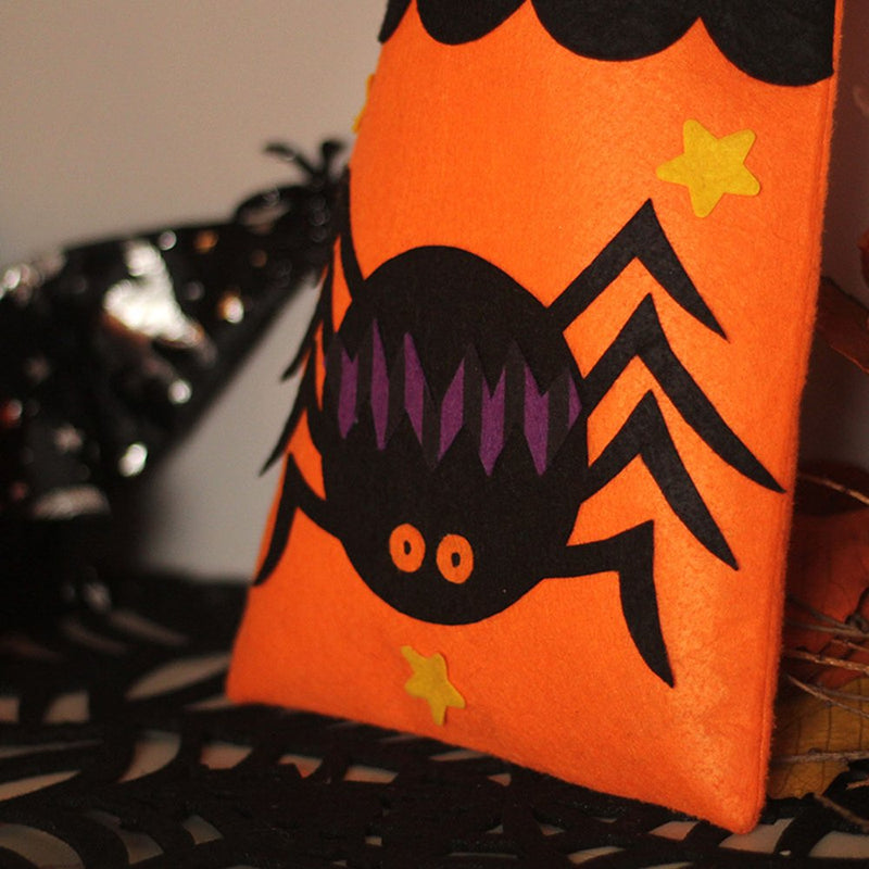 Riapawel Witch Ghost Pumpkin Gift Bag Kids Halloween Party Cartoon Gift Candy Bags with Handle Party Favors Boxes Event Wrapping Supplies Arts & Entertainment > Party & Celebration > Party Supplies Fancyqube   