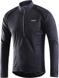 ARSUXEO Men'S Half Zipper Cycling Jerseys Long Sleeves MTB Bike Shirts 6031 Sporting Goods > Outdoor Recreation > Cycling > Cycling Apparel & Accessories ARSUXEO Gray XX-Large 