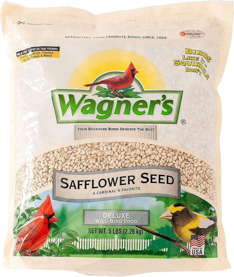 Wagner'S 57075 Safflower Seed Wild Bird Food, 5-Pound Bag Animals & Pet Supplies > Pet Supplies > Bird Supplies > Bird Food Wagner's Bird Food  