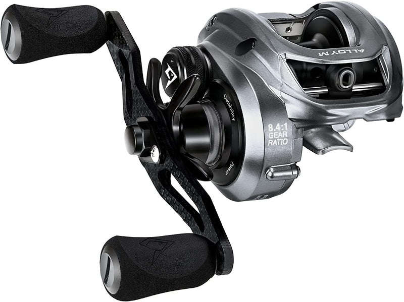 Piscifun Alloy M Baitcasting Reel, Aluminum Frame Baitcaster Fishing Reel, 22Lbs Max Drag, Available in 7.5:1/ 8.4:1 Gear Ratio, Saltwater/ Freshwater Low Profile Casting Fishing Reel Sporting Goods > Outdoor Recreation > Fishing > Fishing Reels Piscifun 8.4:1 Right Handed  