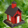 North States Village Collection Blue Cottage Birdfeeder: Easy Fill and Clean. Large, 5 Pound Seed Capacity (9.5 X 10.25 X 11, Blue) & Wagner'S 62067 Deluxe Treat Blend Wild Bird Food, Original Version Animals & Pet Supplies > Pet Supplies > Bird Supplies > Bird Food North States Red School House 9.5 x 10.25 x 13.25