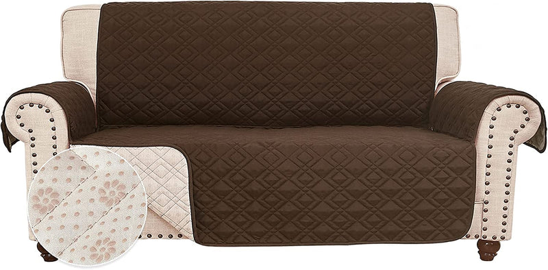 ROSE HOME FASHION Anti-Slip Sofa Cover for Leather Sofa, Couch Covers for 3 Cushion Couch, Slip-Resistant Couch Cover for Leather Sofa, Sofa Covers for Living Room, Couch Covers(Sofa:Darkgrey) Home & Garden > Decor > Chair & Sofa Cushions Rose Home Fashion Chocolate 54"Loveseat 