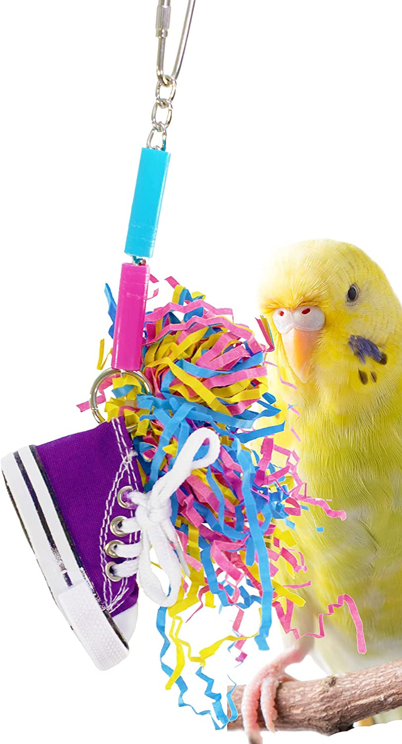 Bonka Bird Toys 1717 Shoo Shred Bird Toy Parrot Craft Cage Cages Cockatiels Budgies Parrotlets. Quality Product Hand Made in the USA. Animals & Pet Supplies > Pet Supplies > Bird Supplies > Bird Toys Bonka Bird Toys   