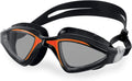 SEAC Lynx, Swimming Goggles for Women and Men Sporting Goods > Outdoor Recreation > Boating & Water Sports > Swimming > Swim Goggles & Masks SEAC Black /Orange Lf  