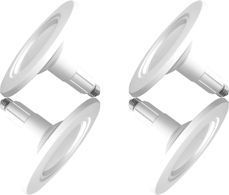 Jolux 5/6 Inch LED Can Lights Adjustable Recessed Retrofit Downlight, ETL Damp Rated Replacement Conversion Kit, 12W=60W, 4000K Cool White, 800LM, Dimmable, Flat Trim, E26 Base,4-Pack… Home & Garden > Lighting > Flood & Spot Lights Jolux 2700K(Soft White) Flat 5/6 Inch-4 Pack 