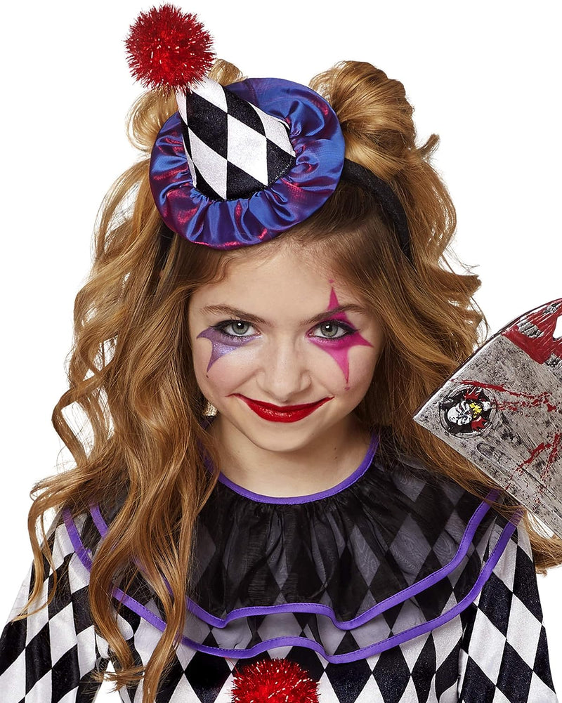 Spirit Halloween Kids Carnival Clown Costume | One Piece Costume | Clown Cosplay | Classic Halloween Outfit  Spirit Halloween   