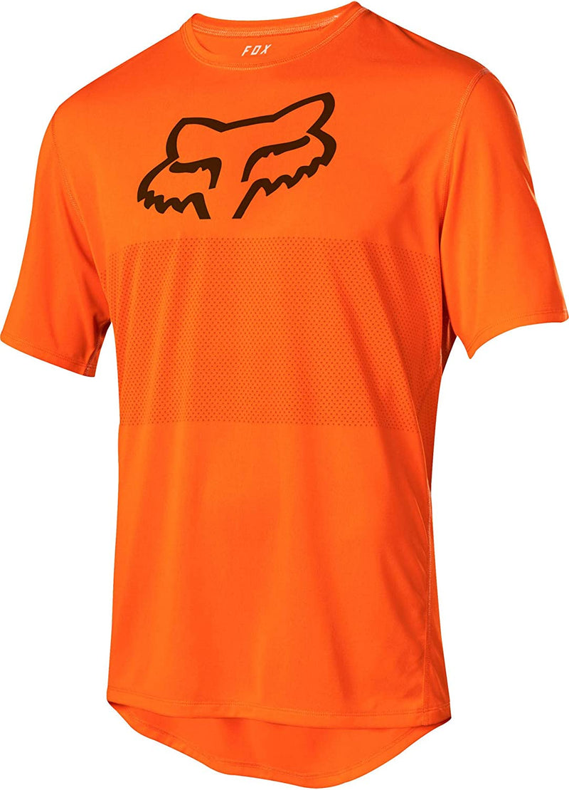 Fox Racing Men'S Standard Ranger Short Sleeve Mountain Biking Jersey, Blood Orange, Large