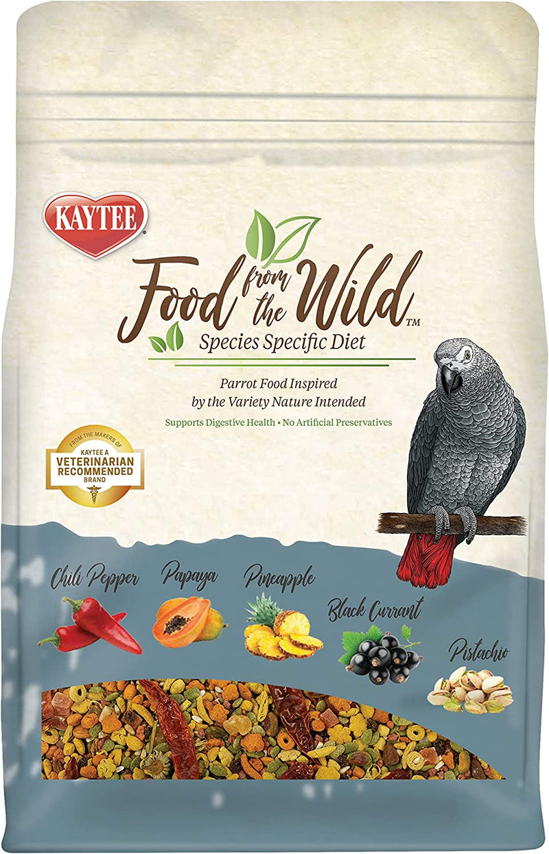 Kaytee Food from the Wild Natural Pet Parrot Food, 2.5 Pound Animals & Pet Supplies > Pet Supplies > Bird Supplies > Bird Food Central Garden & Pet   