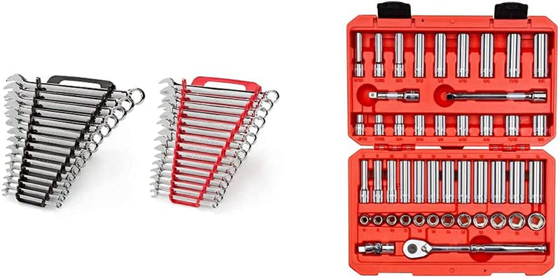 TEKTON Combination Wrench Set, 15-Piece (8-22 Mm) - Pouch | WRN03393 Sporting Goods > Outdoor Recreation > Fishing > Fishing Rods TEKTON Holder Wrench Set + Ratchet Set, 47-Piece 30-Piece (1/4-1 in., 8-22 mm)