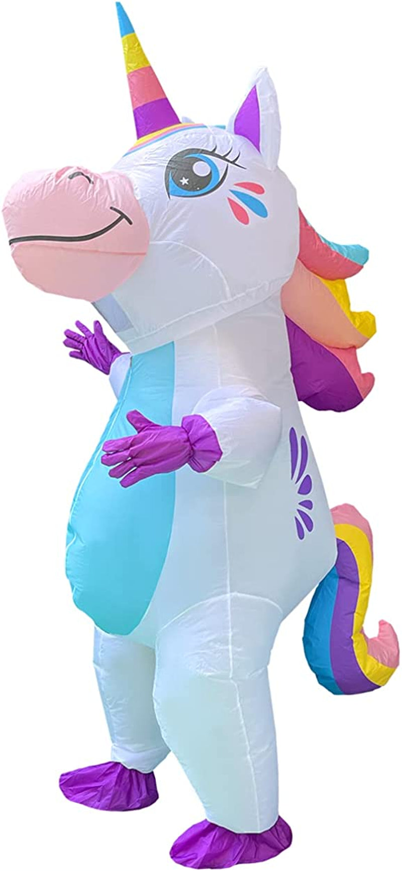Gootus Unicorn Inflatable Costume for Adult - Full Body Blow up Halloween Inflatable Costume for Halloween Party Cosplay  Gootus   