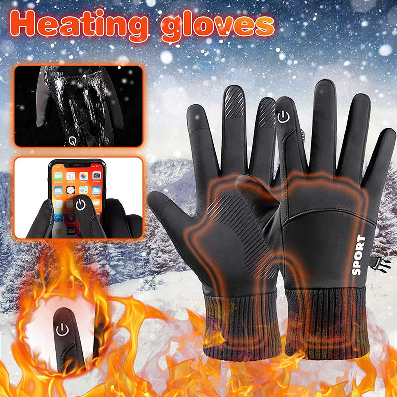 Firzero Winter Gloves for Men Women, Breathable Thermal Gloves Touch Screen Warm Glove Liners Cold Weather Thermal Gloves for Outdoor Cycling Driving Sports Sporting Goods > Outdoor Recreation > Winter Sports & Activities Firzero   